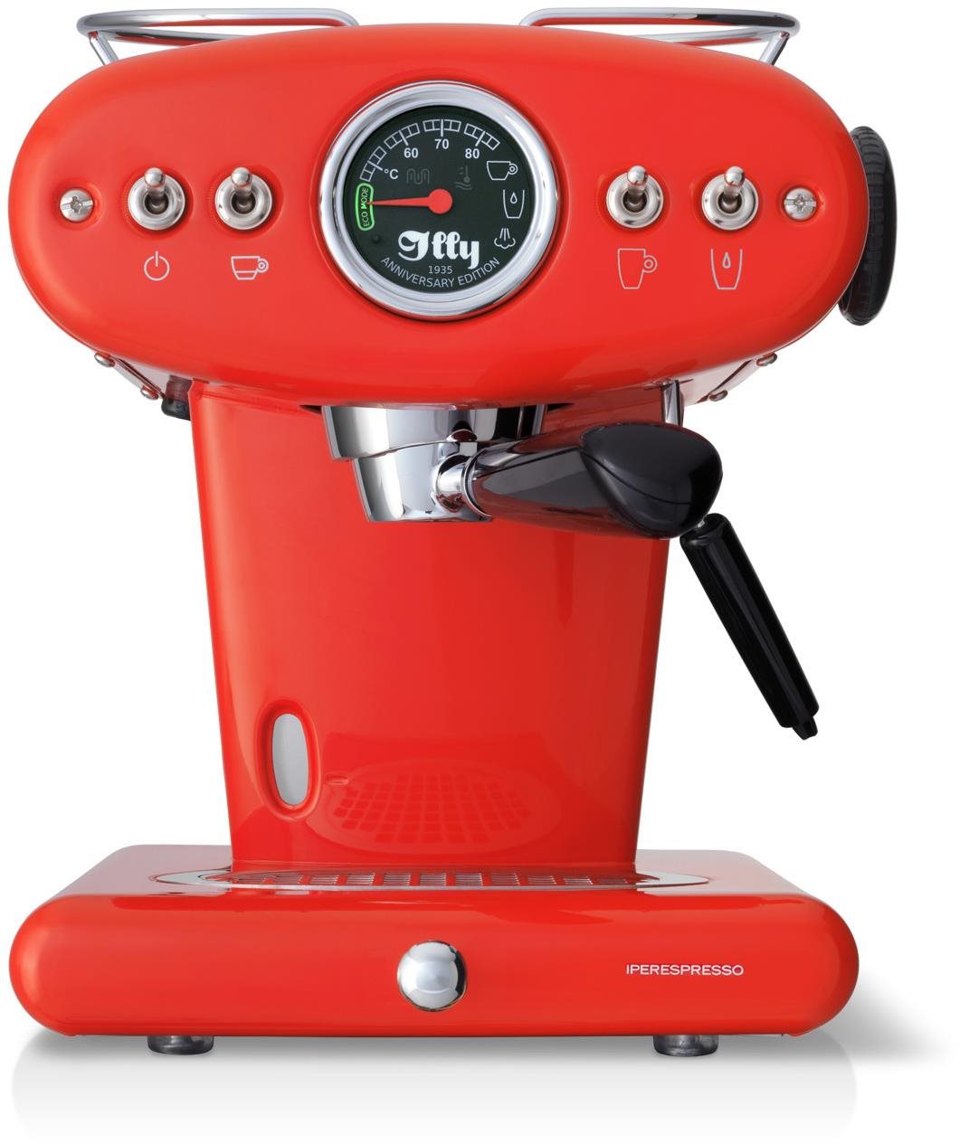 illycaffe´s X1 ANNIVERSARY červený Kávovar na kapsuly