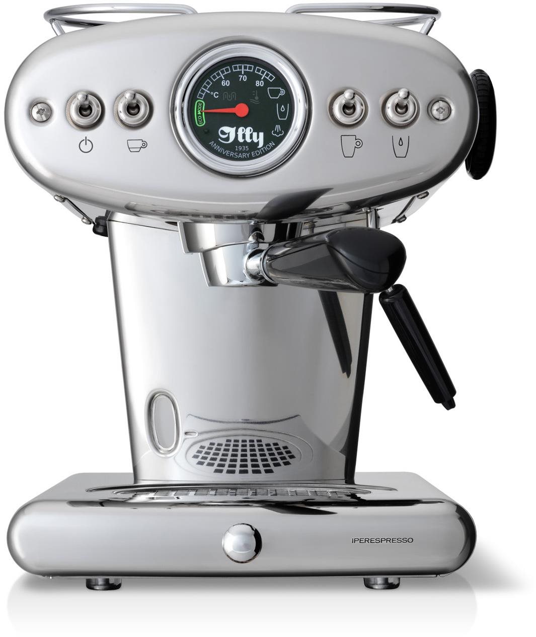 illycaffe's X1 ANNIVERSARY aus Edelstahl Kapsel-Kaffeemaschine
