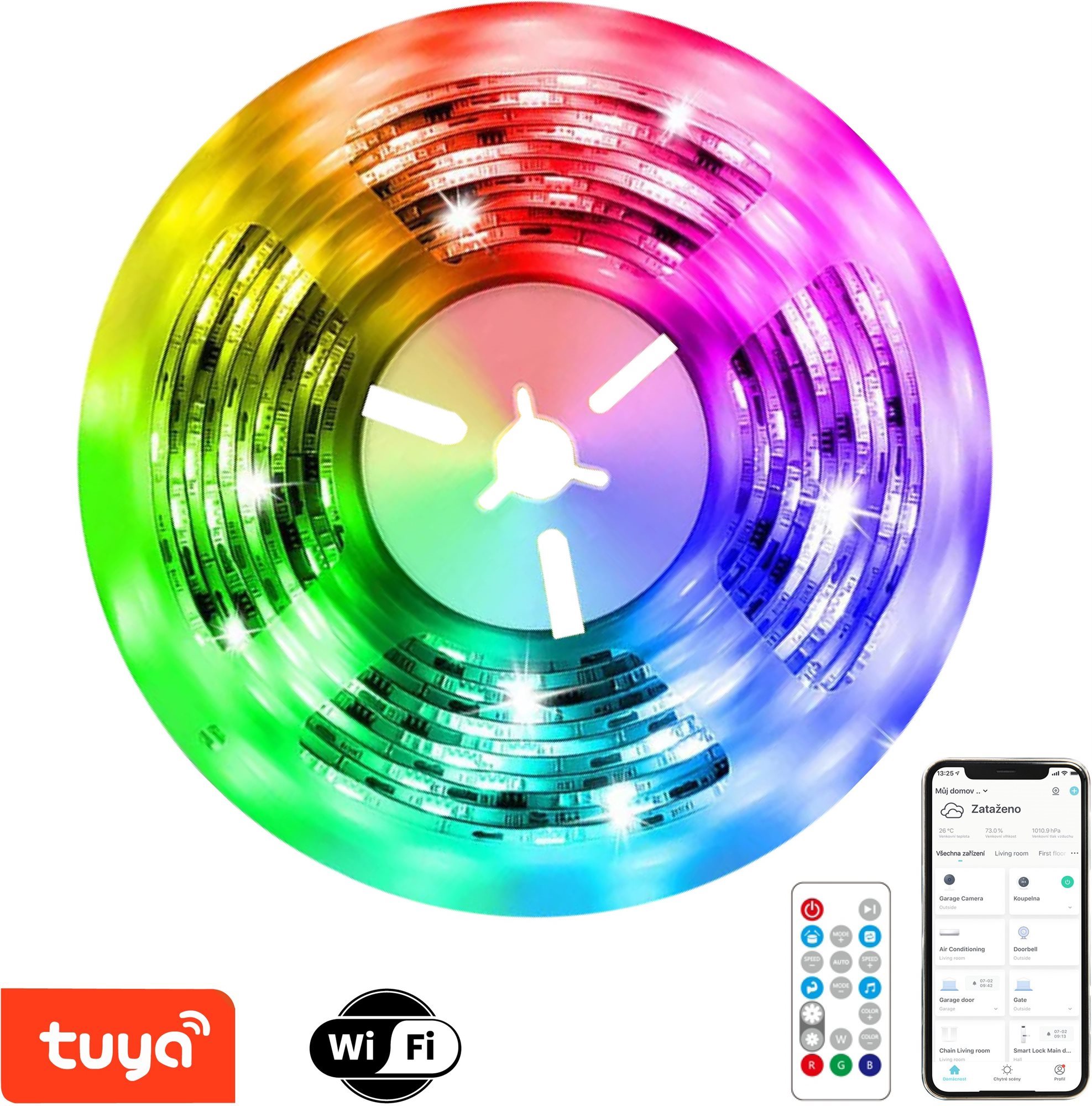 Immax NEO LITE Smart digitálny LED pásik 5 m, RGB, WiFi, TUYA,...