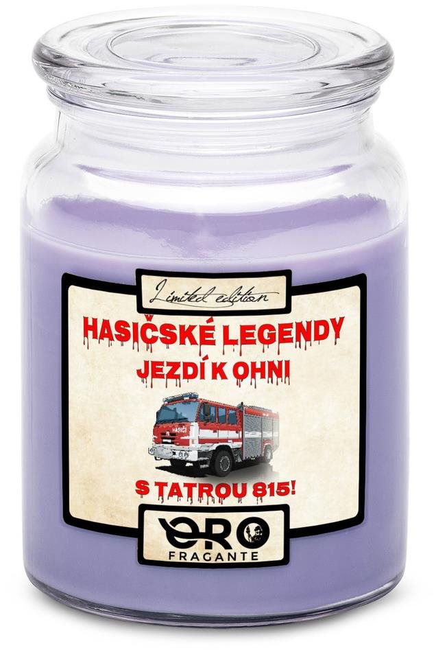 IMPAR Svíčka s vůní levandule - Hasičské legendy - Tatra 815 500 g...