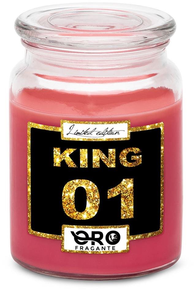 IMPAR Svíčka s vůní višní v čokoládě - King 04 500 g Svíčka