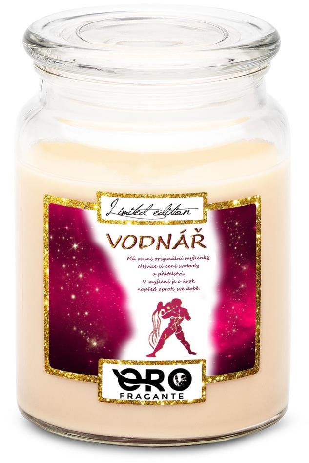 IMPAR Svíčka s vůní vanilky - Vodnář (21.1. - 20.2.) - červená 500...