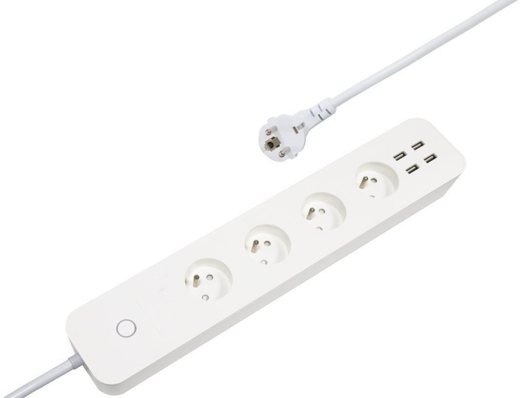 Immax NEO LITE Smarte Mehrfachsteckdose 4AC + 4USB, WiFi...