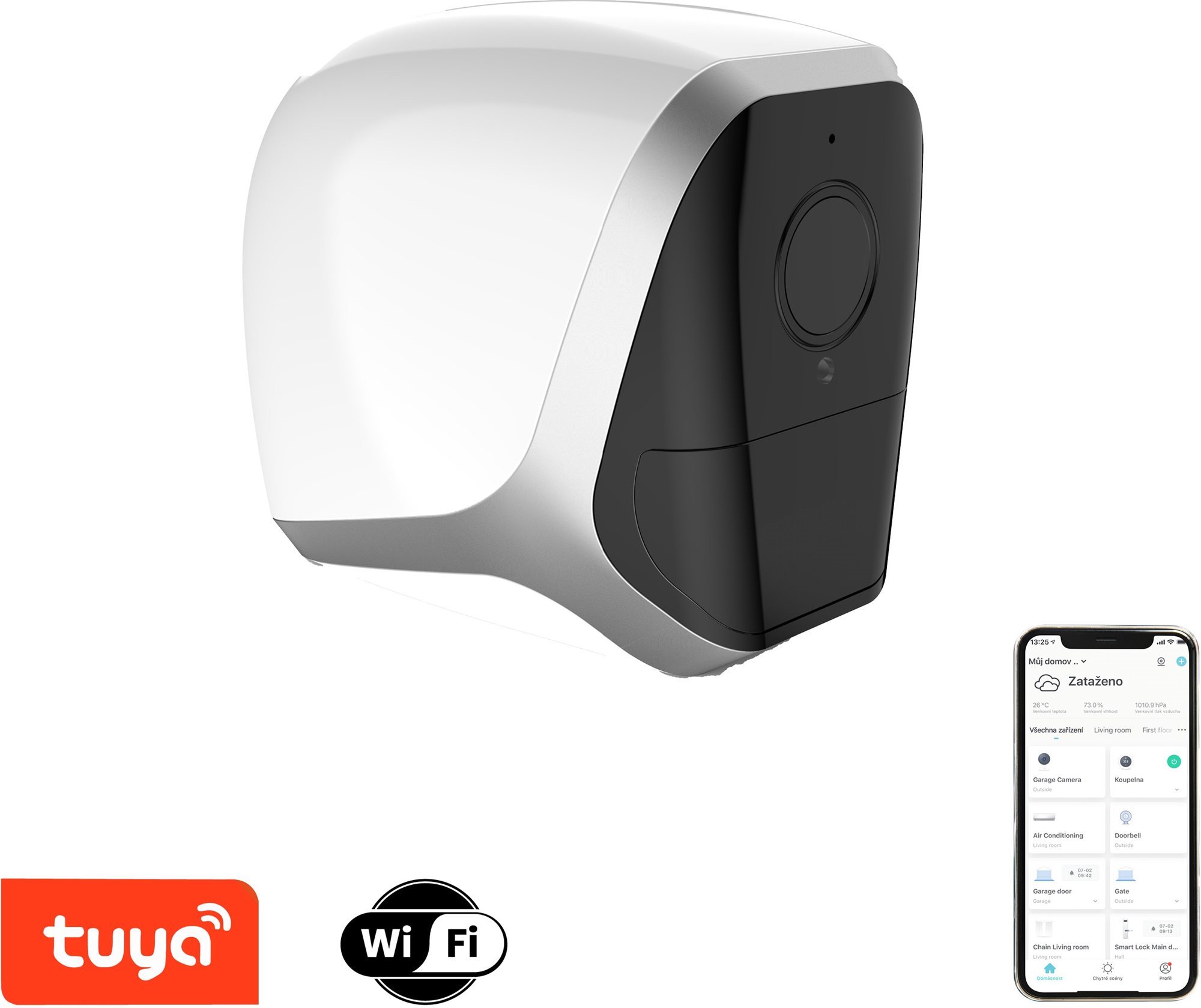 Immax NEO LITE Smart Security Vonkajšia kamera na batérie, WiFi IP...