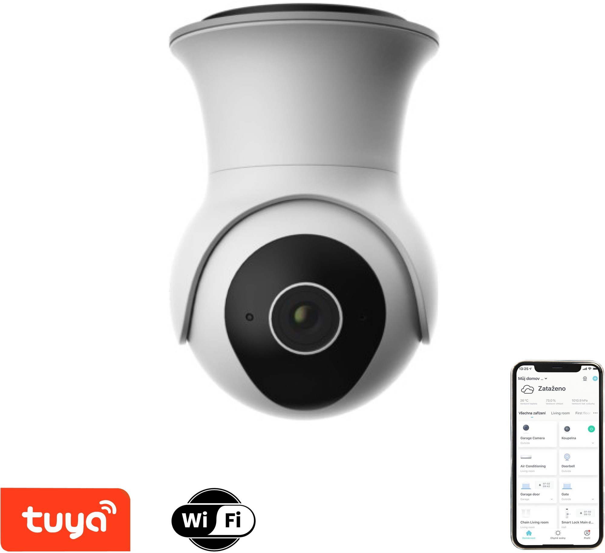 Immax NEO LITE Smart Security Vonkajšia kamera 355°, P/T, HD 2MP,...