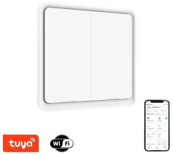 Immax NEO Smart Switch 2-Tasten WLAN - 230 Volt Schalter