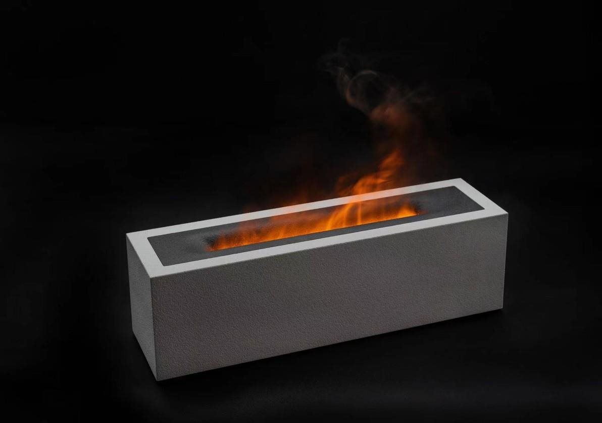 IMMAX Aroma Diffusor und Luftbefeuchter FLAME mit Flammenimitation...