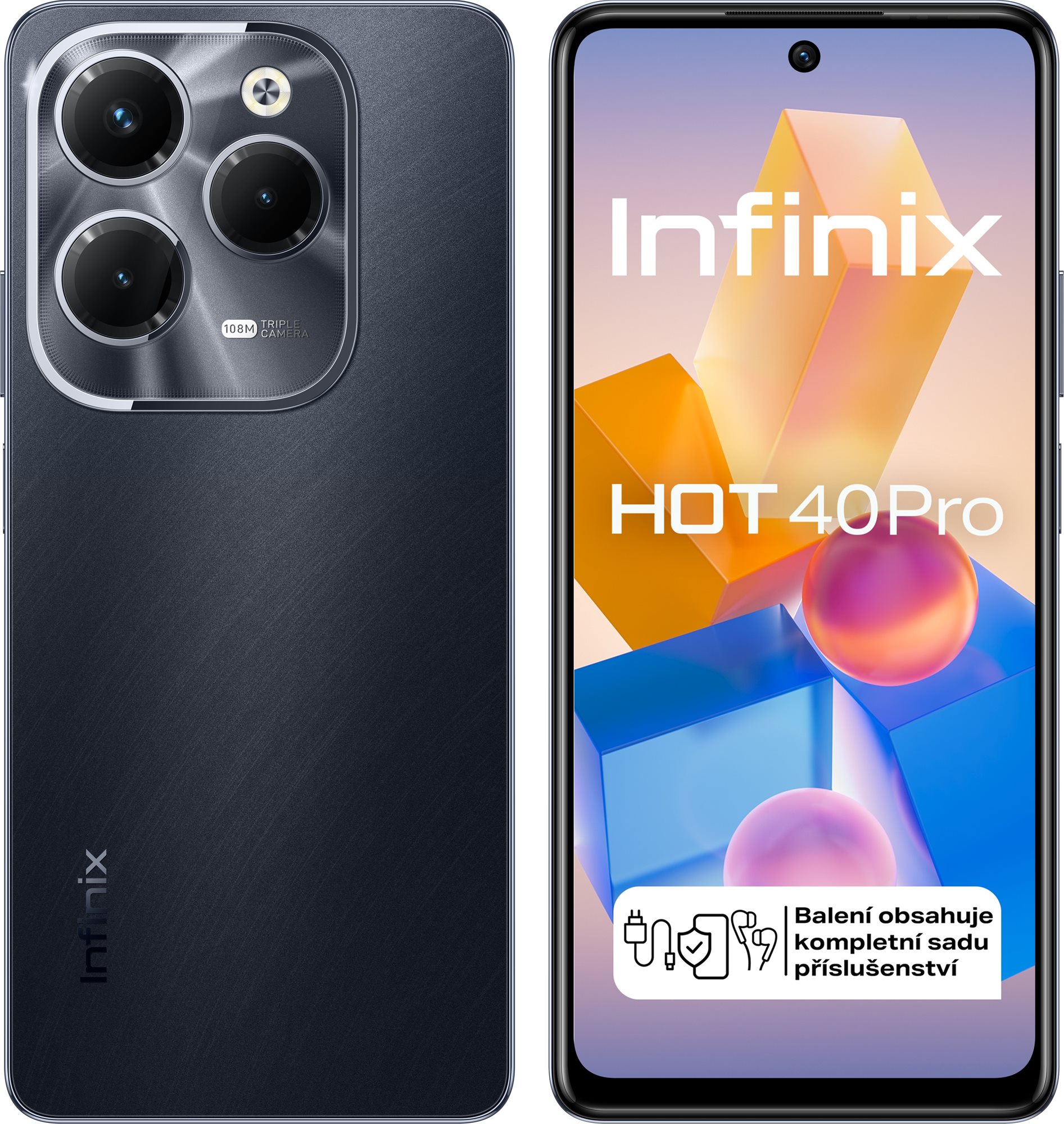 Infinix Hot 40 Pro 8GB/256GB Schwarz Handy