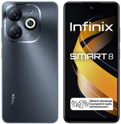 Infinix Smart 8 3GB / 64GB fekete Mobiltelefon