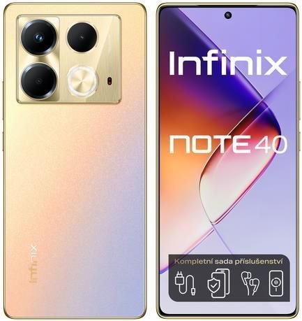 Infinix Note 40 8GB / 256GB Titan Gold Mobiltelefon