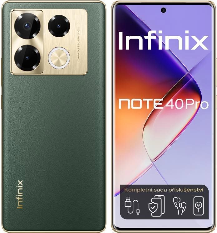 Infinix Note 40 PRO 12 GB/256 GB Vintage Green Mobilný telefón