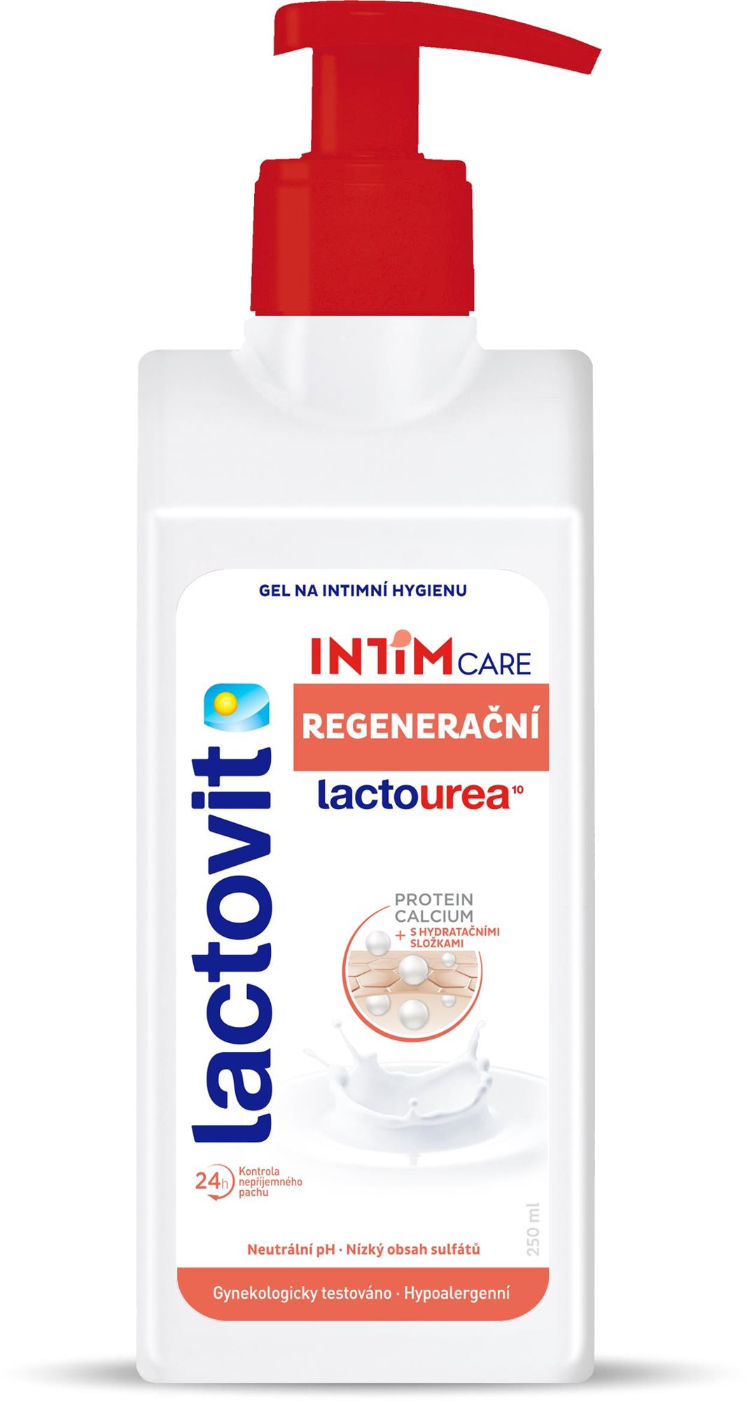 LACTOVIT Lactourea Intímny gél 250 ml Gél na intímnu hygienu