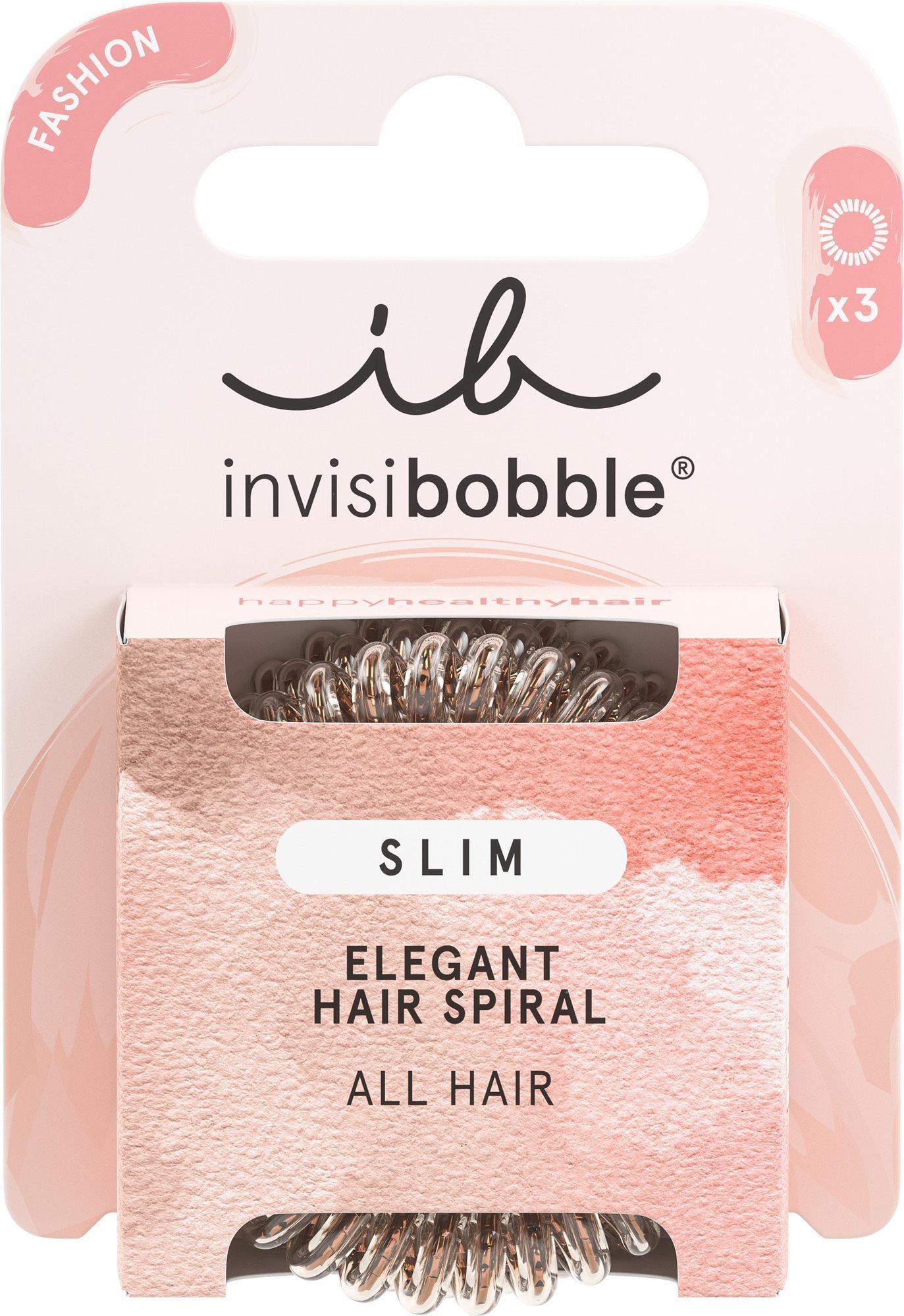 invisibobble® SLIM Bronze Me Pretty Gumičky do vlasov