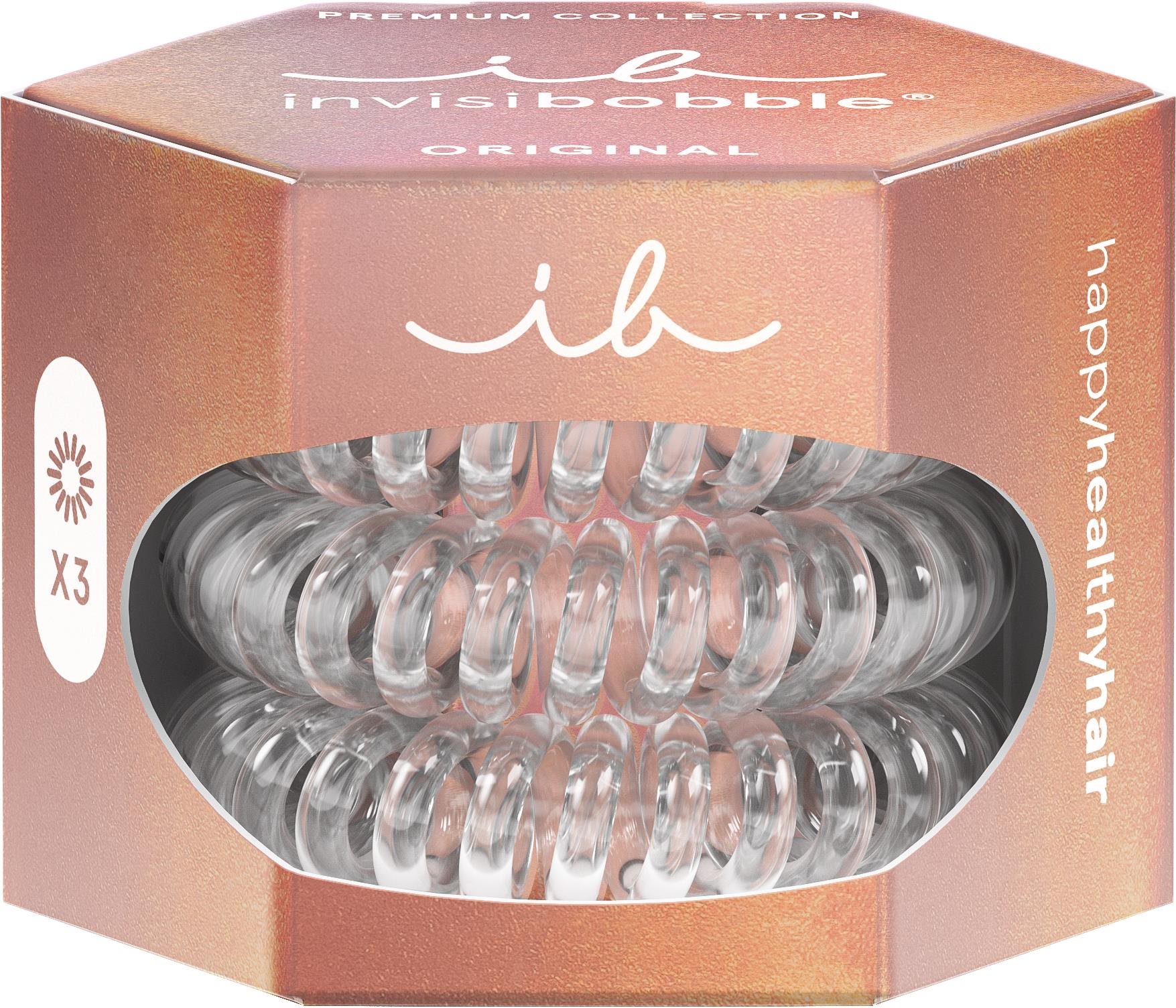 invisibobble® ORIGINAL PREMIUM Crystal Clear Gumičky do vlasov