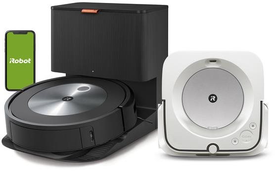 iRobot Roomba j7+ és Braava jet m6 Robotporszívó