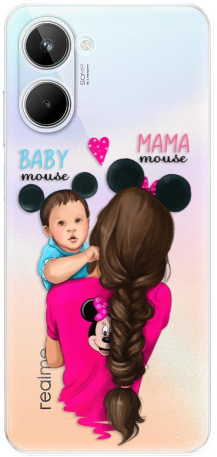 iSaprio Mama Mouse Brunette and Boy – Realme 10 Kryt na mobil