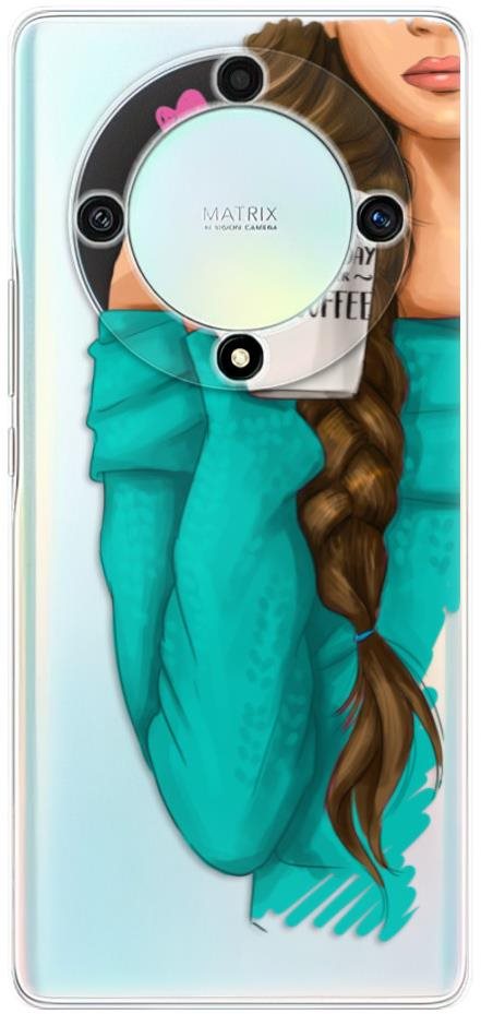 iSaprio My Coffe and Brunette Girl – Honor Magic5 Lite 5G Kryt na...