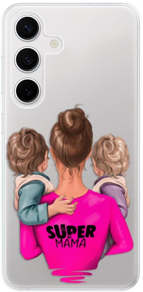 iSaprio Super Mama – Two Boys – Samsung Galaxy S24 Kryt na mobil