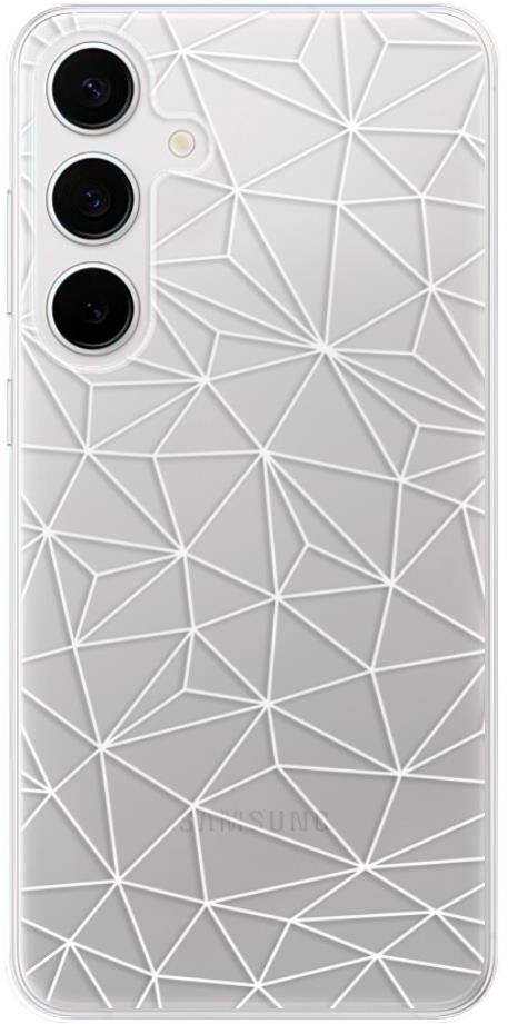 iSaprio Abstract Triangles 03 - white - Samsung Galaxy S24+ Kryt na...