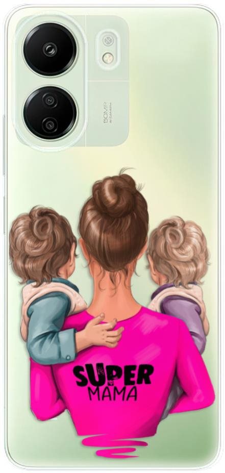 iSaprio Super Mama – Two Boys – Xiaomi Redmi 13C Kryt na mobil