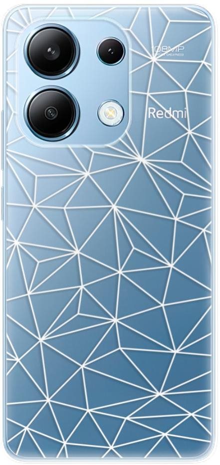 iSaprio Abstract Triangles 03 – white – Xiaomi Redmi Note 13 Kryt...