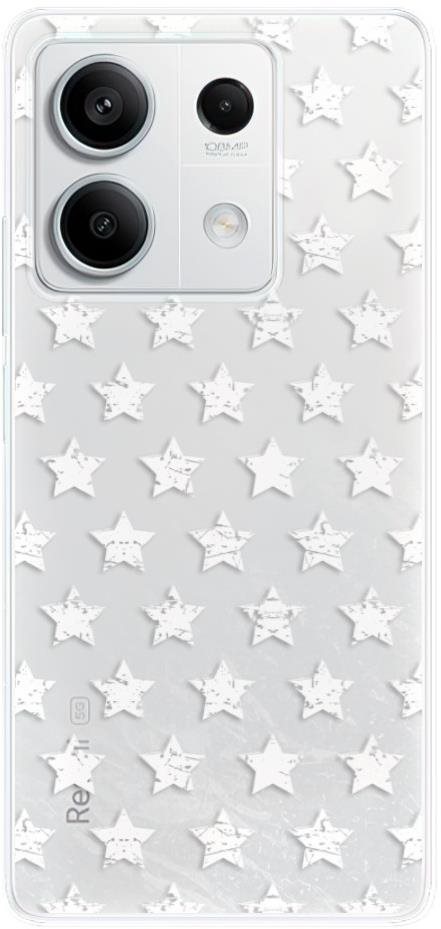 iSaprio Stars Pattern – white – Xiaomi Redmi Note 13 5G Kryt na mobil