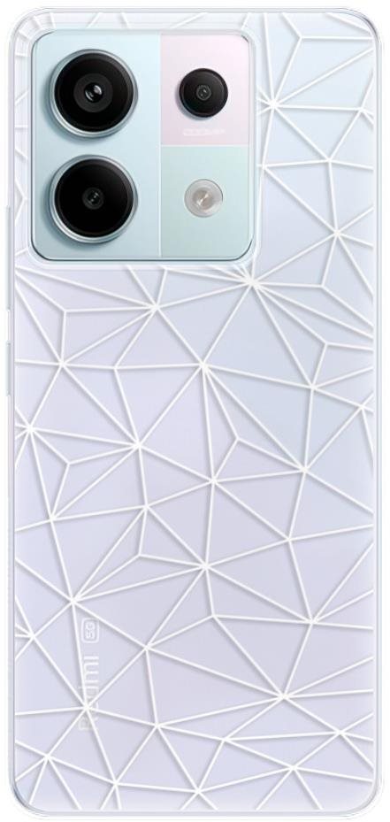 iSaprio Abstract Triangles 03 – white – Xiaomi Redmi Note 13 Pro...