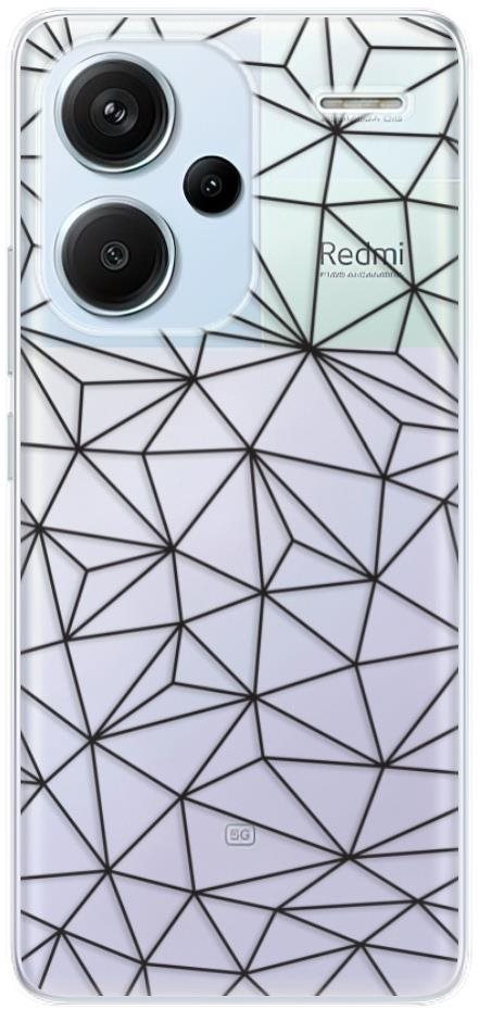 iSaprio Abstract Triangles 03 – black – Xiaomi Redmi Note 13 Pro+...