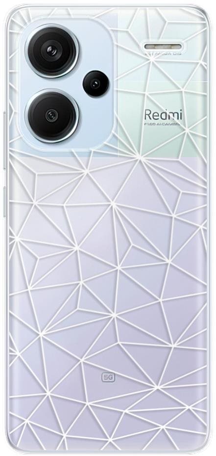 iSaprio Abstract Triangles 03 – white – Xiaomi Redmi Note 13 Pro+...