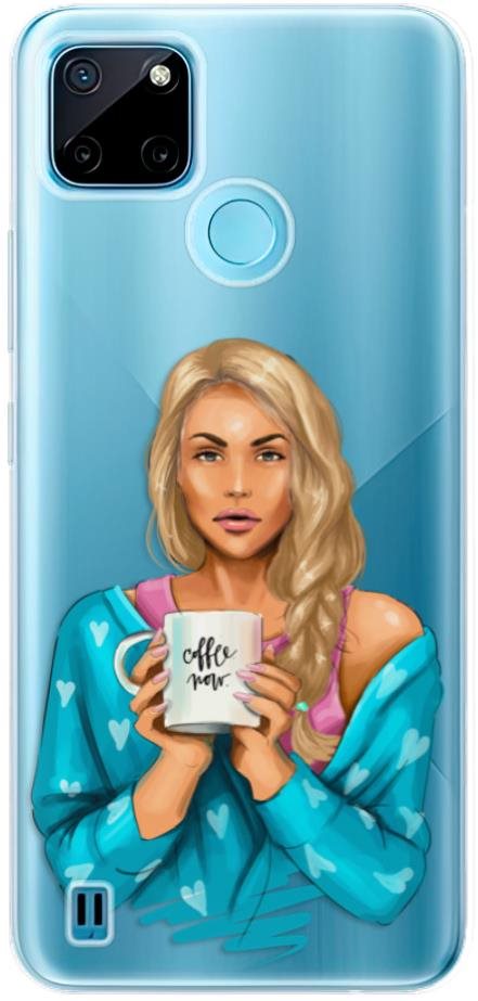 iSaprio Coffe Now pro Blond na Realme C21Y/C25Y Kryt na mobil