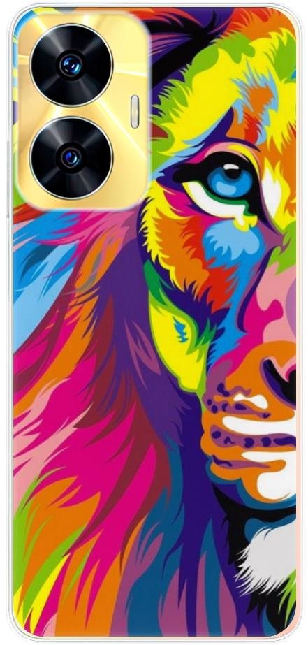 iSaprio Rainbow Lion na Realme C55 Kryt na mobil
