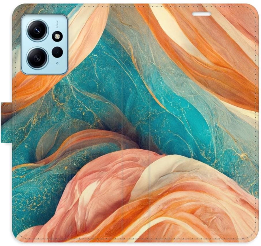 iSaprio flip puzdro Blue and Orange pre Xiaomi Redmi Note 12 5G...