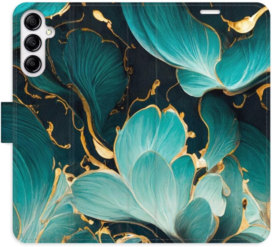 iSaprio flip puzdro Blue Flowers 02 pre Samsung Galaxy A14/A14 5G...