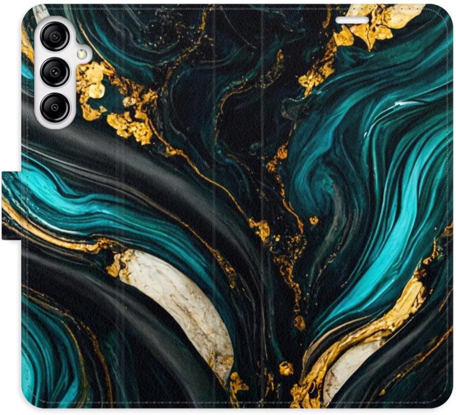 iSaprio flip puzdro Dark Paint na Samsung Galaxy A14/A14 5G Kryt na...
