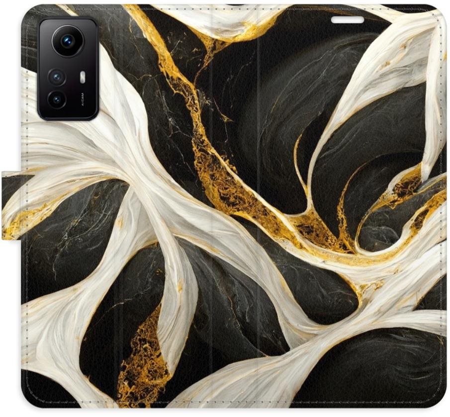 iSaprio flip pouzdro BlackGold Marble pro Xiaomi Redmi Note 12S...