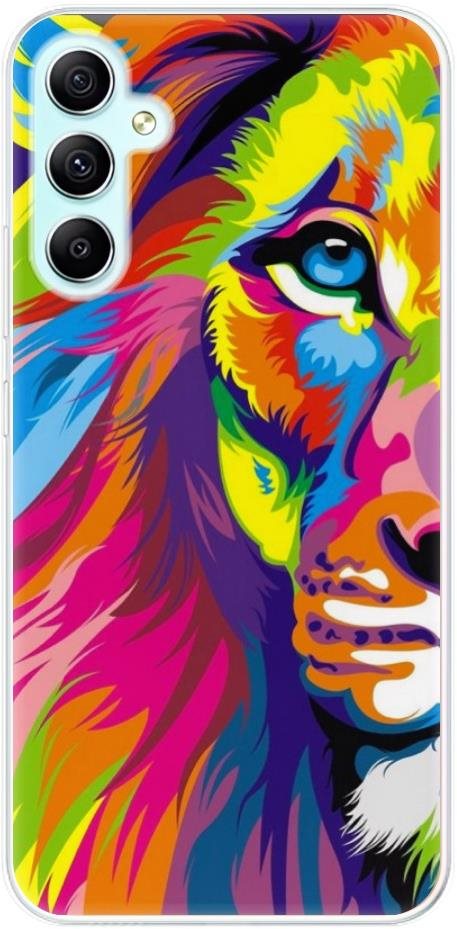 iSaprio Rainbow Lion na Samsung Galaxy A34 5G Kryt na mobil