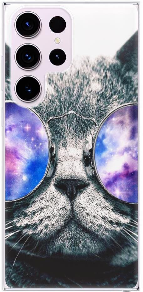 iSaprio Galaxy Cat pre Samsung Galaxy S23 Ultra Kryt na mobil