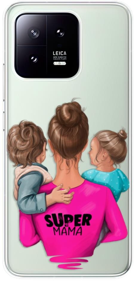 iSaprio Super Mama Boy and Girl pre Xiaomi 13 Kryt na mobil
