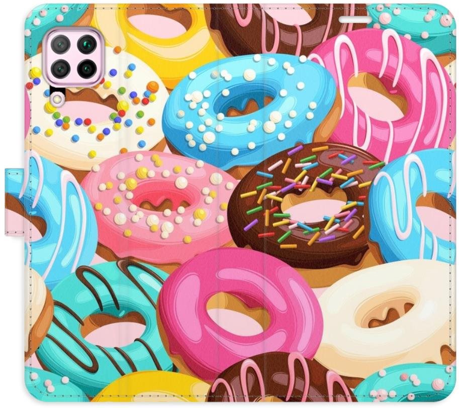 iSaprio flip puzdro Donuts Pattern 02 pre Huawei P40 Lite Kryt na...