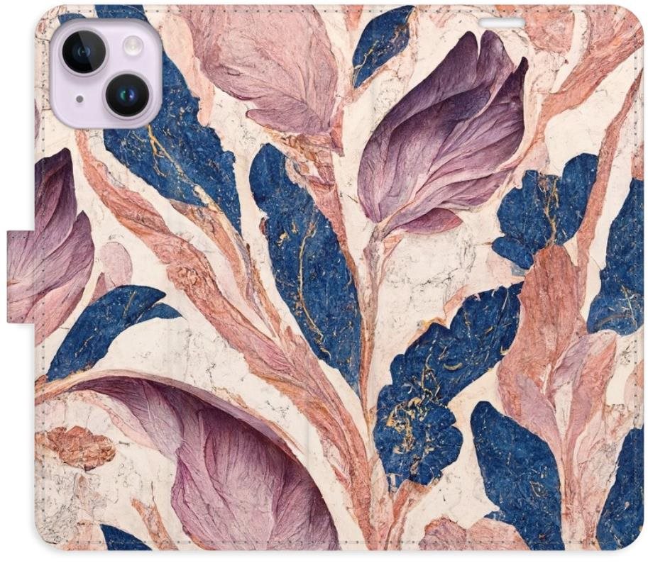 iSaprio flip puzdro Old Leaves 02 na iPhone 14 Plus Kryt na mobil