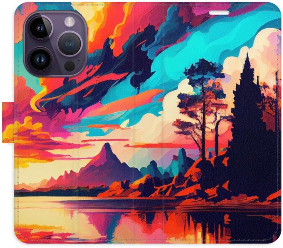 iSaprio flip puzdro Colorful Mountains 02 na iPhone 14 Pro Kryt na...