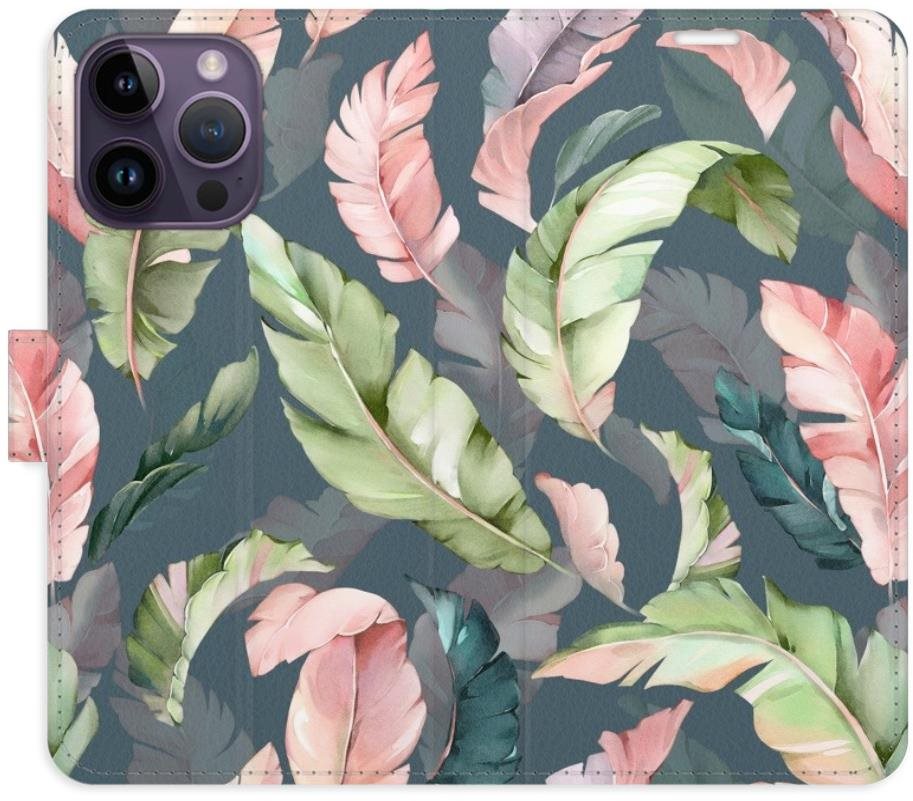 iSaprio flip pouzdro Flower Pattern 09 pre iPhone 14 Pro Max Kryt...