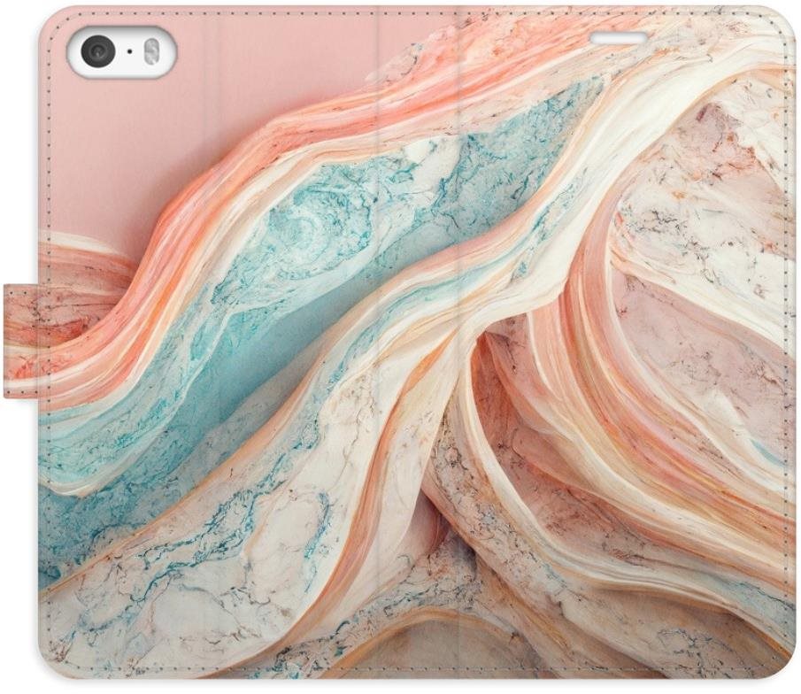 iSaprio flip puzdro Colour Marble pre iPhone 5/5S/SE Kryt na mobil
