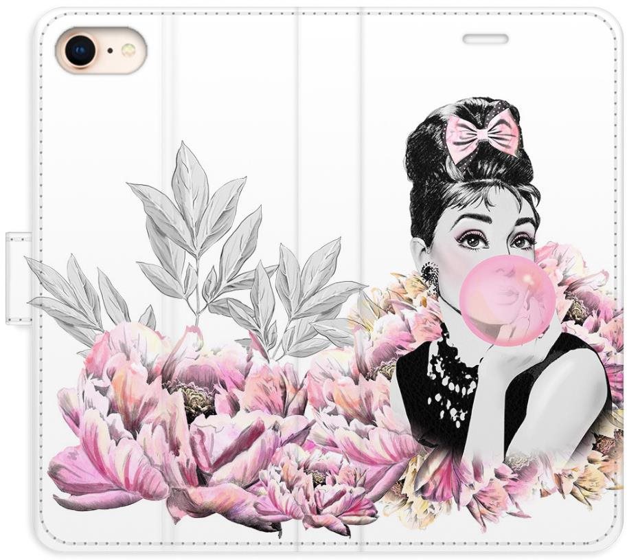 iSaprio flip puzdro Girl with bubble pre iPhone 7/8/SE 2020 Kryt na...