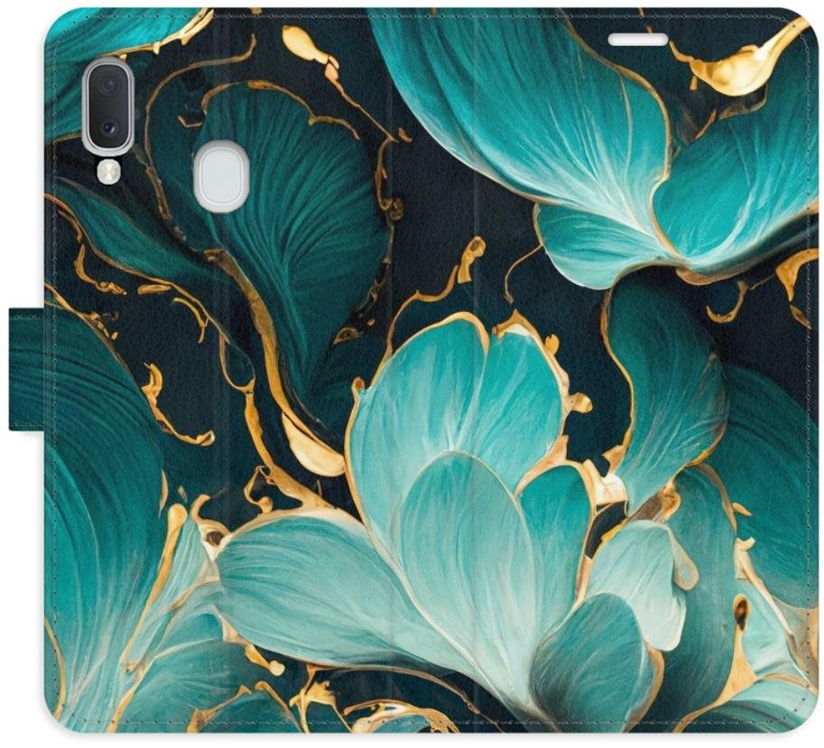 iSaprio flip puzdro Blue Flowers 02 na Samsung Galaxy A20e Kryt na...