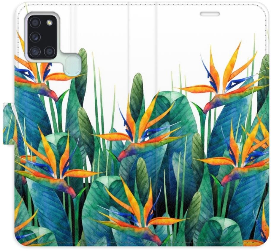 iSaprio flip puzdro Exotic Flowers 02 na Samsung Galaxy A21s Kryt...