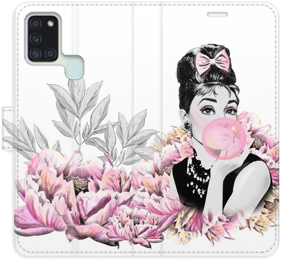 iSaprio flip puzdro Girl with bubble pre Samsung Galaxy A21s Kryt...
