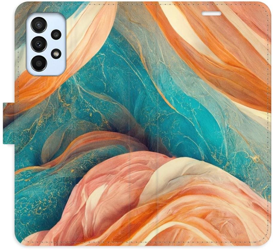 iSaprio flip puzdro Blue and Orange pre Samsung Galaxy A23/A23 5G...