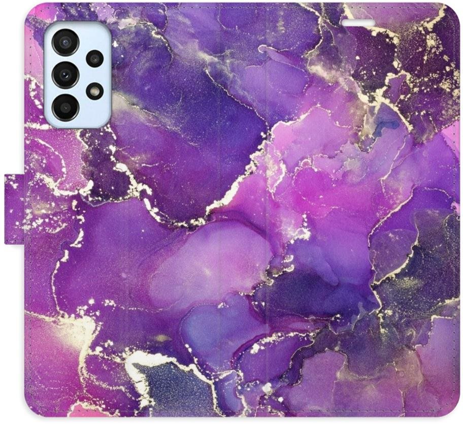 iSaprio flip puzdro Purple Marble pre Samsung Galaxy A23/A23 5G...