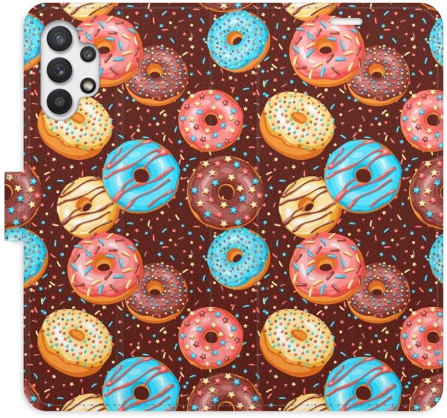 iSaprio flip puzdro Donuts Pattern na Samsung Galaxy A32 5G Kryt na...